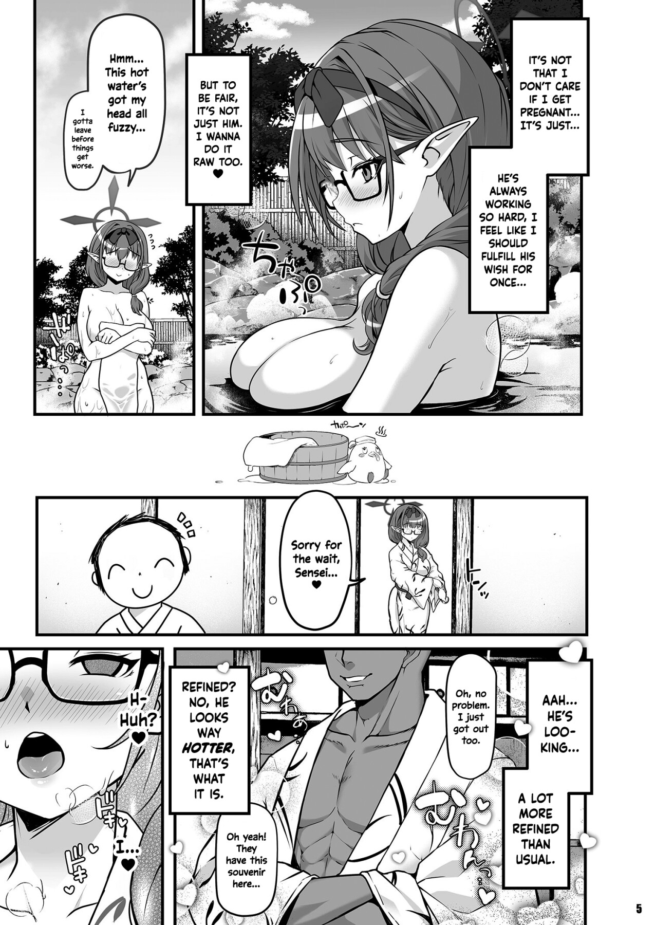 Hentai Manga Comic-Baby Making with Hinomiya Chinatsu at the Hot Spring-Read-4